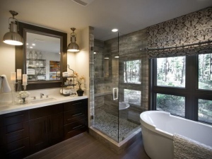 bathroom window treatments pictures