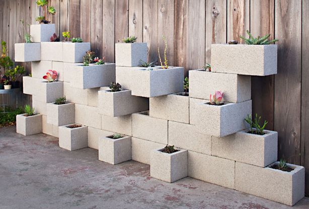 creative uses of concrete blocks in your home and garden