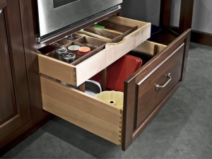 custom kitchen drawers with storage