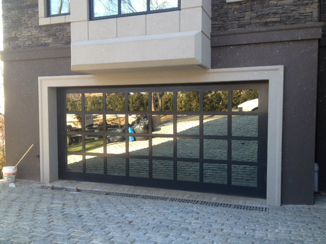 garage door glass windows