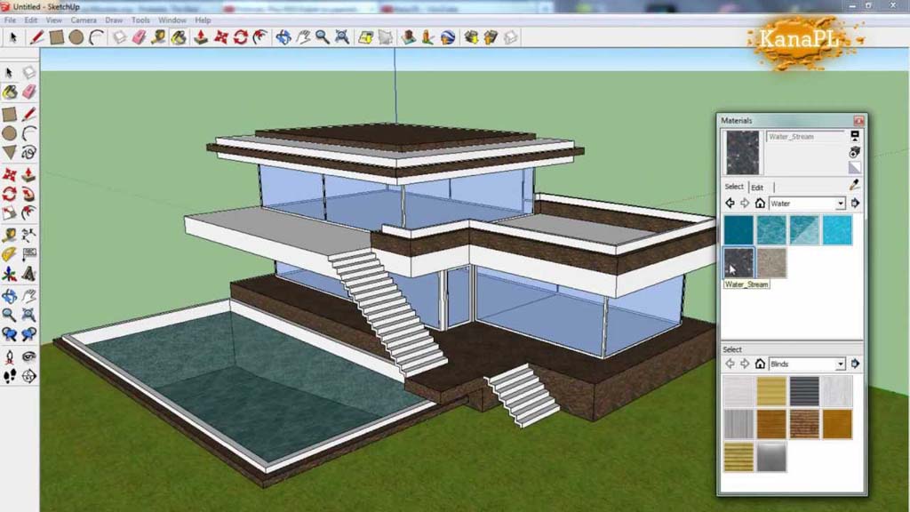 how to design a house in sketchup