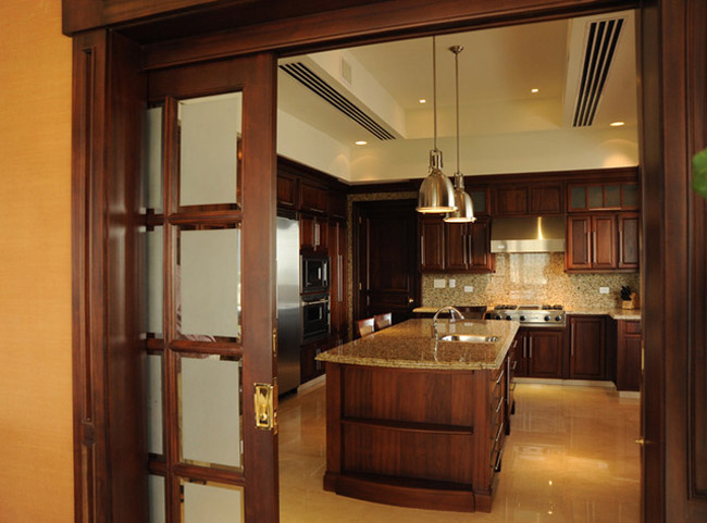 kitchen interior sliding doors 