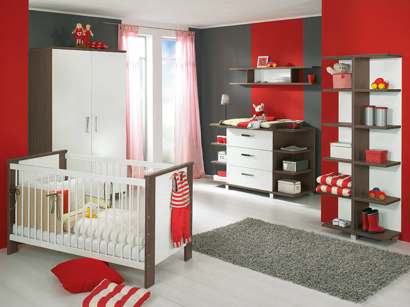 nursery ideas for girls room with red baby room ideas