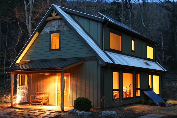 Passive solar house