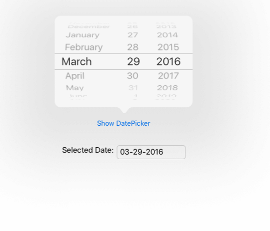 How To Display DatePicker In iOS Application from PCL in Xamarin App Development